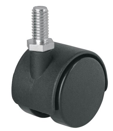 RODAJA TIPO YOYO DE 40 mm CON ESPIGA ROSCADA FIERO