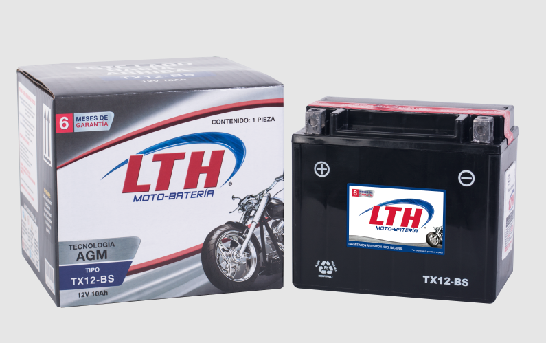 MOTO-BATERIA LTH AGM LIBRE DE  MANTENIMIENTO 10 AMPERS/H