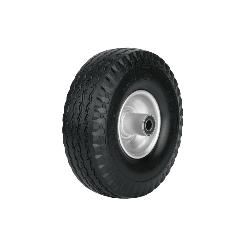 LLANTA IMPONCHABLE PARA EJE LATERAL DE 10" TRUPER