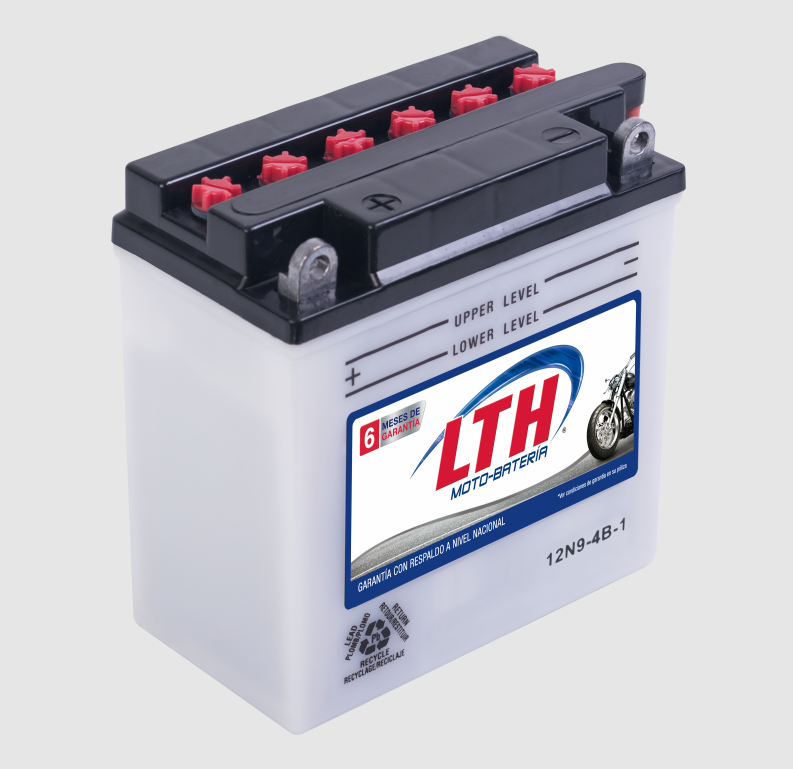 MOTO-BATERIA LTH DE 9 AMPERS/H (12N9-4B-1)