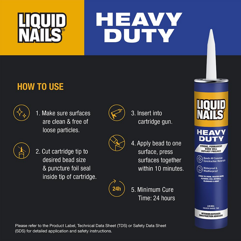 ADHESIVO LIQUID NAILS LNP-901 INTERIOR & EXTERIOR 828ML