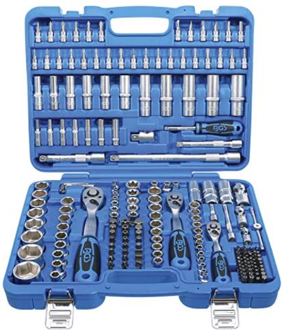 JUEGO 192 PIEZAS DE DADOS HEXAGONAL (PRO-TORQUE)