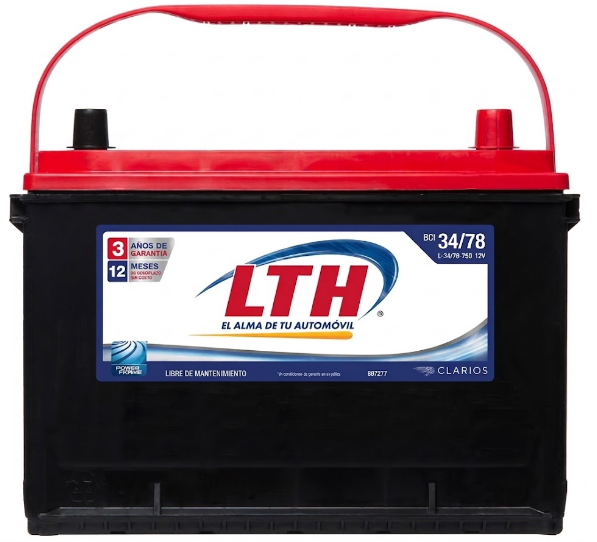 ACUMULADOR "34/78" GONHER DE 800 AMP. DE ARRANQUE EN FRIO, +/-