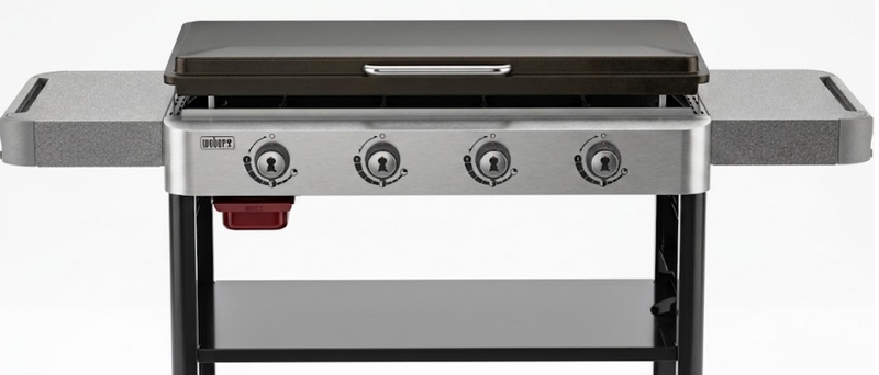 PLANCHA DE 4 QUEMADORES A GAS, 60,000 BTU, WEBER