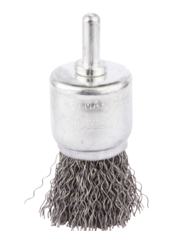 CARDA DE ALAMBRE TIPO BROCHA 1 1/4" ZANCO 1/4" P/TALADR