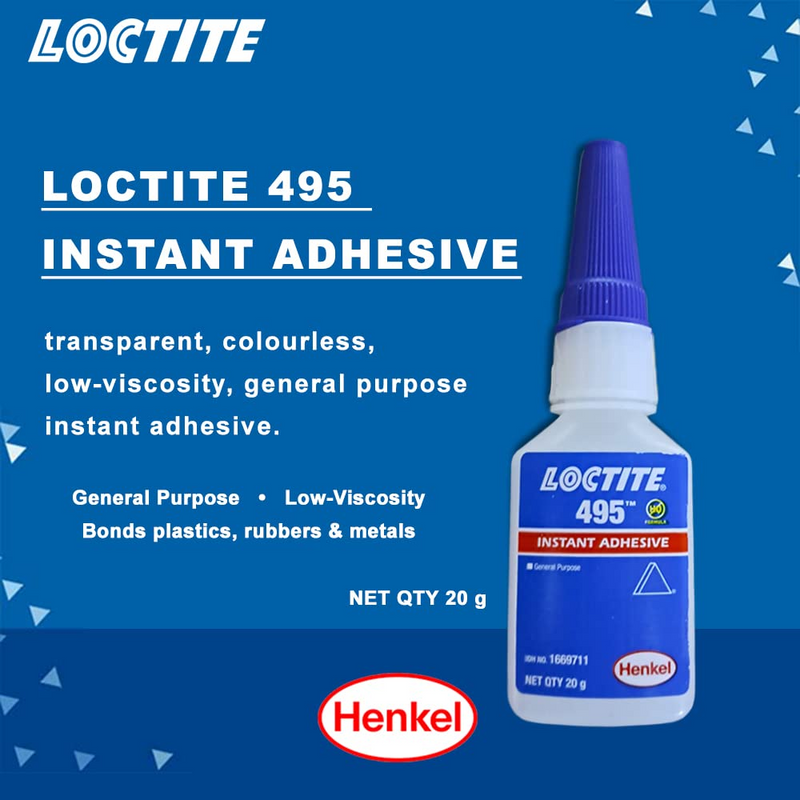 ADHESIVO LOCTITE 495 INSTANTANEO 20 GR