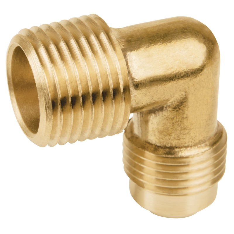 CODO TERMINAL 90° DE LATON 3/8"x3/8" CONEXION PARA GAS