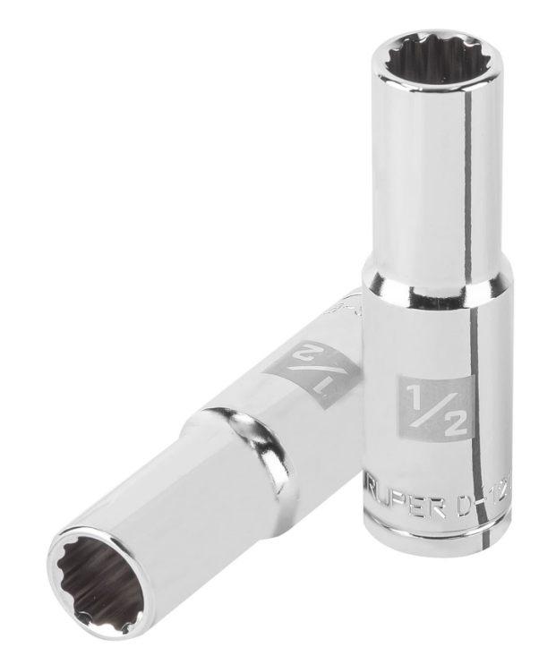 DADO DE 1/2", CUADRO DE 1/2", 12 PUNTAS, D-1216-EL