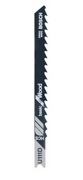 SEGUETA DE VASTAGO U111D HCS, BASIC, MADERA SUAVE 5-65 mm, 3 PZ.