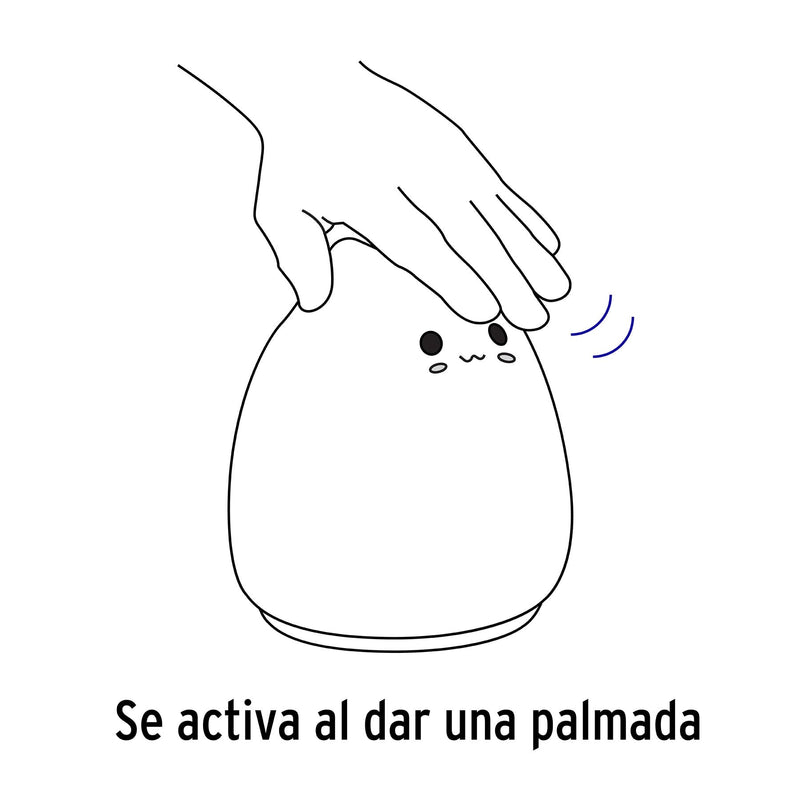 LAMPARA GATO DE LED MULTICOLOR LUZ DE NOCHE