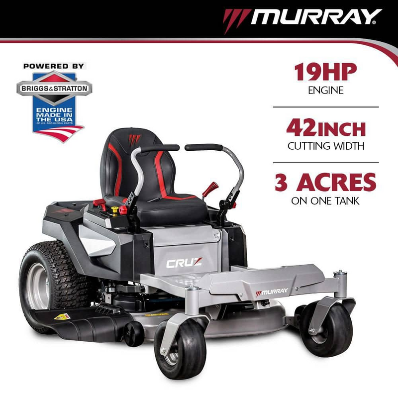TRACTOR CORTADOR DE CESPED 42", 19.0 HP, GIRO ZERO, CRUZ MURRAY