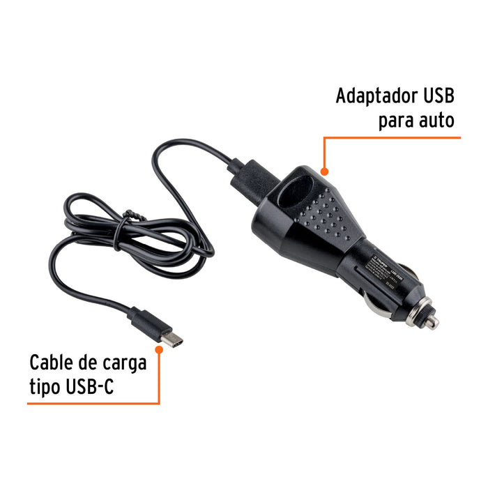LAMPARA LED 2000 LM RECARGABLE ALTA POTENCIA SPOTLIGHT TRUPER