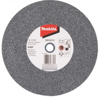 DISCO ESMERILADOR A36 205mmX19mmX15.88 P/GB800