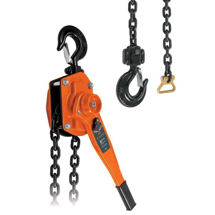 POLIPASTO DE PALANCA DE 3 TONELADAS TRUPER