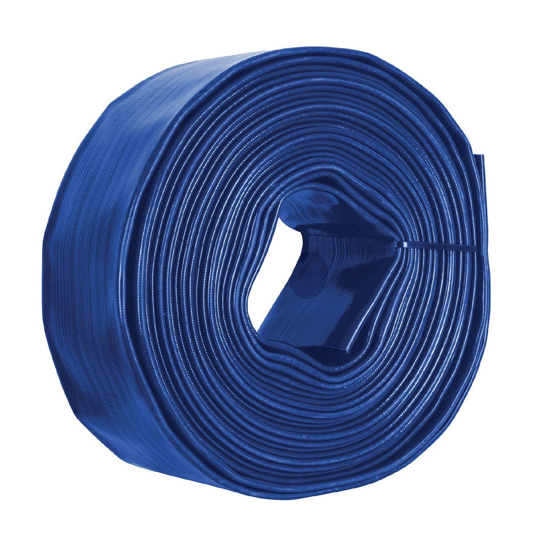 MANGUERA DE DESCARGA PARA MOTOBOMBA DE 3", PLANA, PVC FLEXIBLE, 50 m