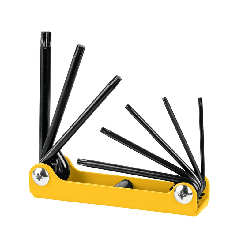 JUEGO DE 8 LLAVES TORX, TIPO NAVAJA