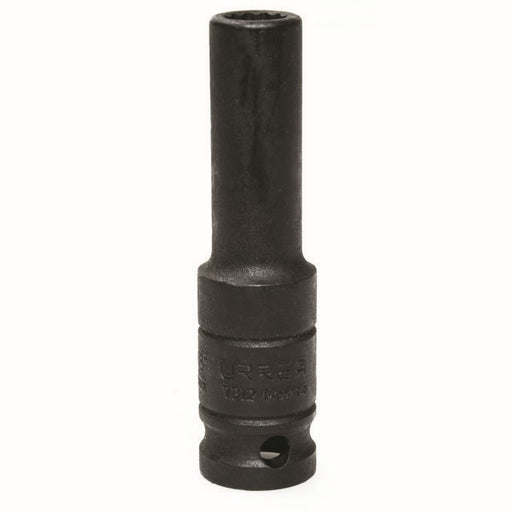 Dado de impacto 1/2" cuadrado, 12 puntas, acabado negro