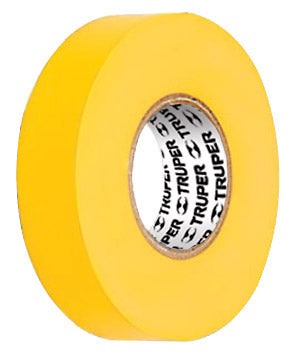 CINTA DE AISLAR 18 M x 19 mm, AMARILLA, TRUPER