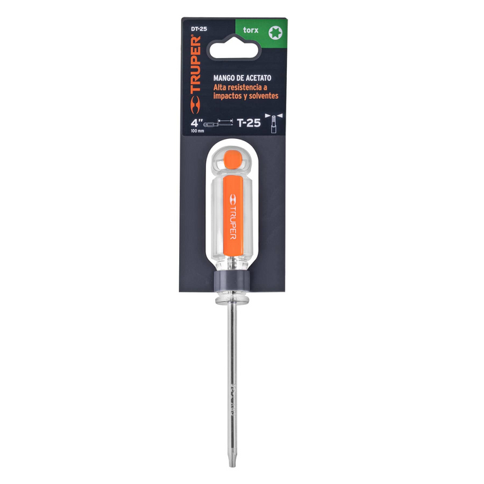 DESARMADOR PUNTA TORX T25 MANGO DE ACETATO TRUPER