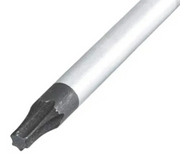 Punta Torx T30 del desarmador de 100 mm, acero plateado