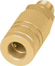 COPLE DE LATON, CUERDA 1/4" NPT, MACHO