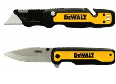 NAVAJA Y CUCHILLO PLEGABLES 2 PACK DEWALT