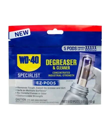 LIMPIADOR Y DESENGRASANTE WD-40 EZ-PODS 300882 5 PZ