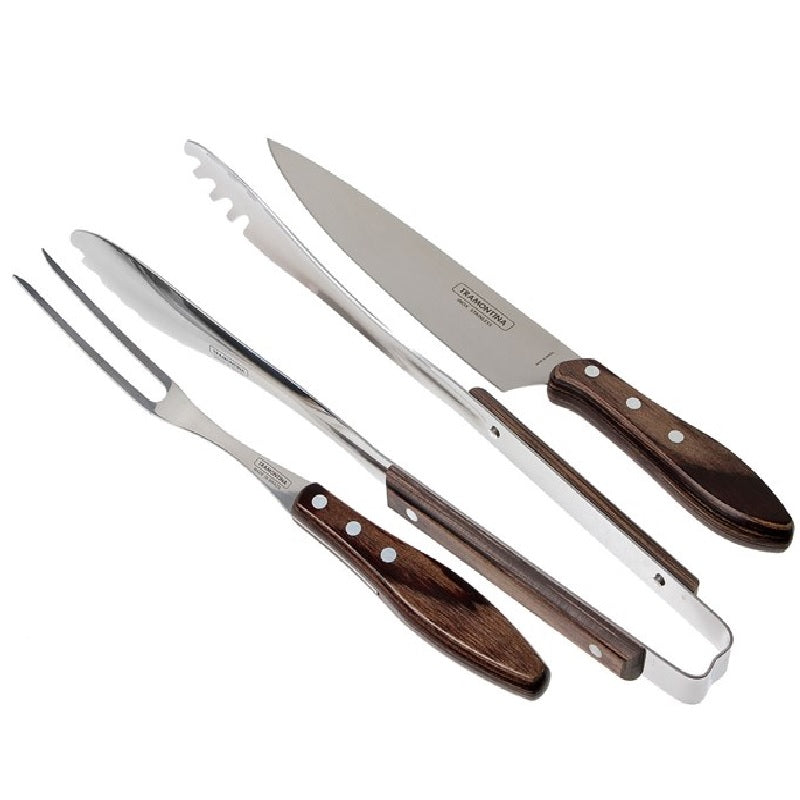 JUEGO DE 3 UTENSILIOS PARA ASADO POLYWOOD TRAMONTINA