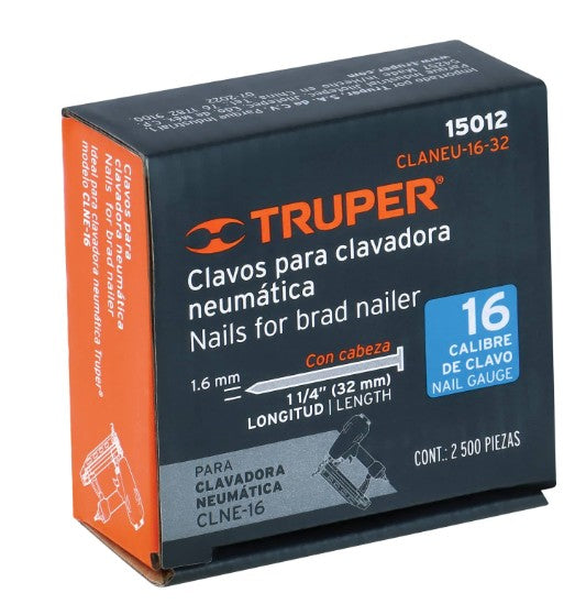 CLAVOS DE 1-1/4 CALIBRE 16 CAJA C/2500 PIEZAS