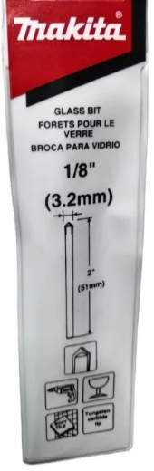 BROCA PARA VIDRIO 1/8"x2" (ANTES D-25183)