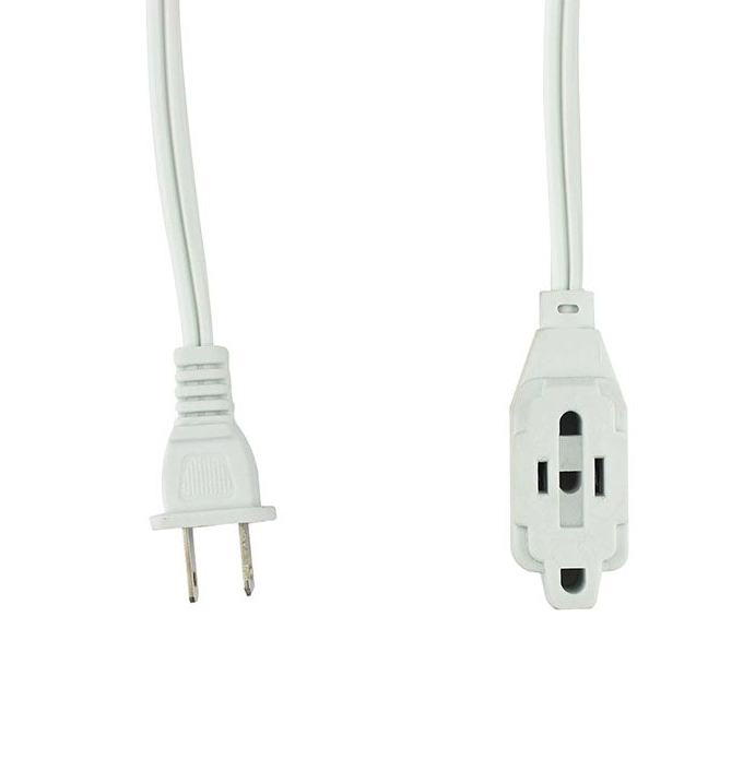 EXTENSION ELECTRICA DE 5 MTS, CAL. 16, BLANCA