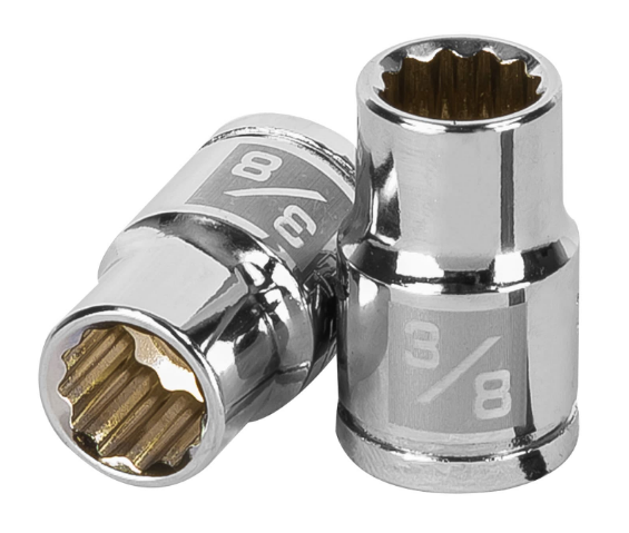 DADO DE 3/8", CUADRO DE 3/8", 12 PUNTAS, D-3812