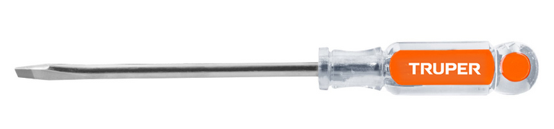 DESARMADOR PLANO, 5/16" X 6", MANGO DE ACETATO