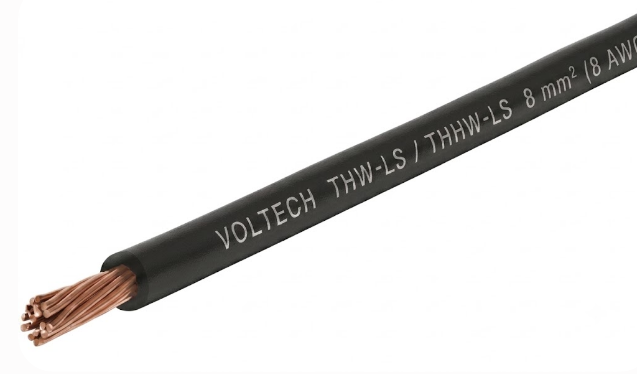 CABLE THHW-LS 8 NEGRO AWG (METRO)