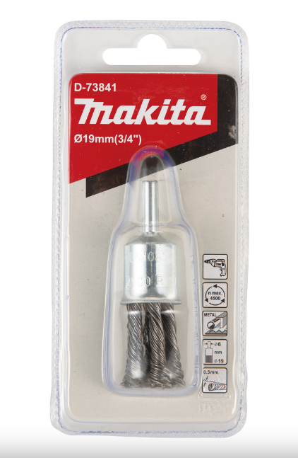 CARDA TIPO BROCHA P/TALADRO  3/4" (TRENZADO)