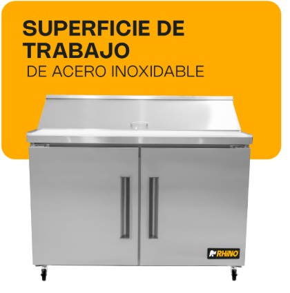 MESA REFRIGERADA DE PREPARACION 13.3 FT RHINO