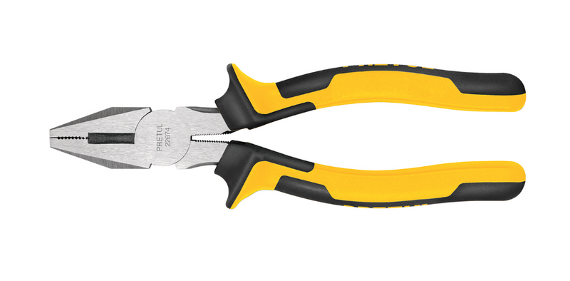 PINZA DE ELECTRICISTA DE 8", MANGO COMFORT GRIP, PRETUL