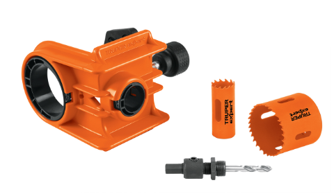 JUEGO BIMETALICO PARA INSTALAR CERRADURAS TRUPER EXPERT