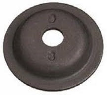 Disco circular para fumigadora oscuro con orificio central