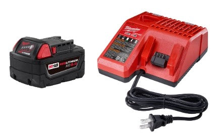 CARGADOR Y BATERIA KIT M18 Y M12 XC5.0 REDLITHIUM MILWAUKEE