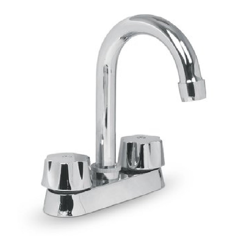 MEZCLADORA PARA LAVABO 4", CUELLO TIPO BAR FOSET