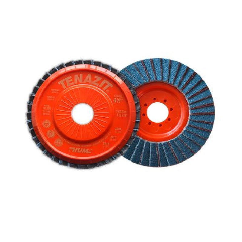 DISCO LAMINADO 4-1/2", GRANO 40, RESPALDO DE PLASTICO, HUM