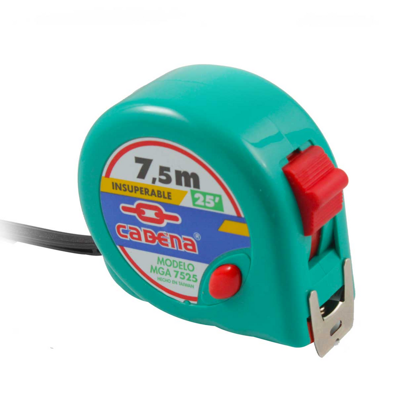 FLEXOMETRO 7.5M, CADENA AQUA
