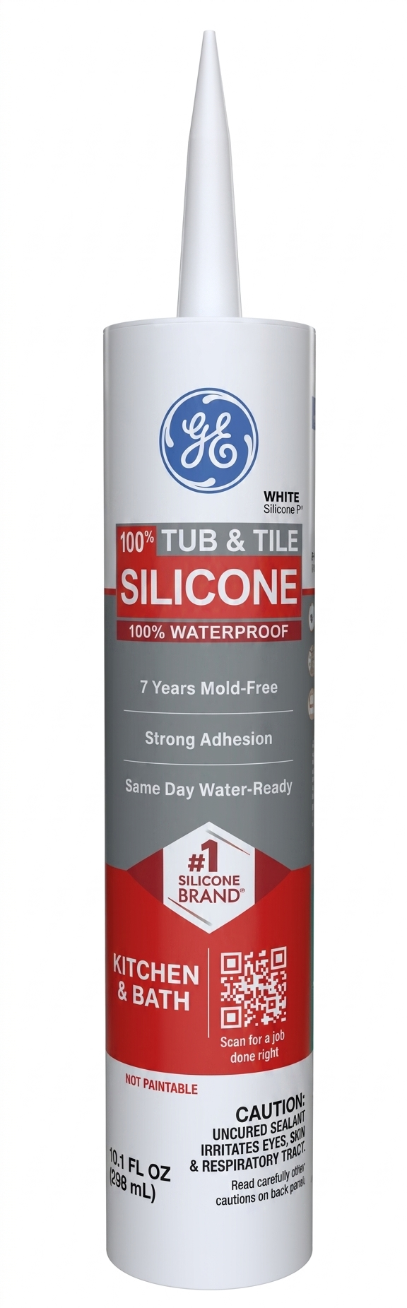 SELLADOR DE SILICON PARA BAÑOS Y COCINAS BLANCO  298.65 ml, (10.1 oz)