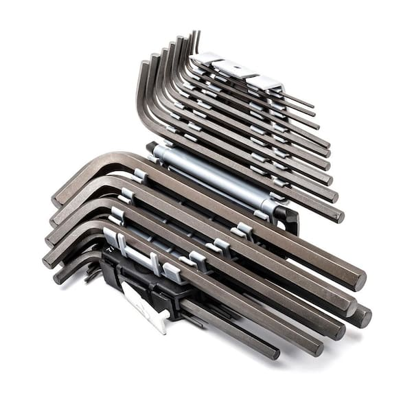 JUEGO DE 26 LLAVES HEXAGONALES "L" EN RACK