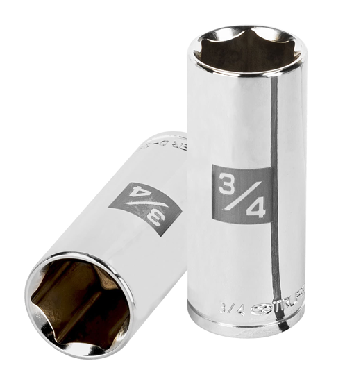 DADO DE 3/4", CUADRO DE 3/8", 6 PUNTAS LARGO, D-3824-HL
