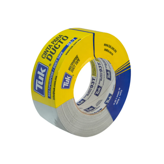 CINTA ADHESIVA PARA DUCTO TUK, CAPACIDAD DE 48 mm X 50MTS 93-T