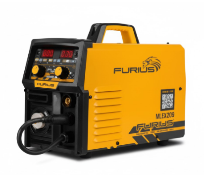 SOLDADOR INVERSOR MULTIPROCESOS, 200A, 110/220V, FURIUS FLEX 209