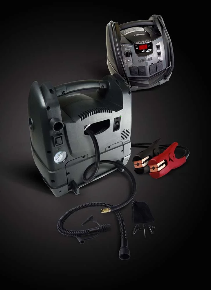 ARRANCADOR ELECTRICO PORTATIL SJ1332 DE 1200 AMP. MAX.
