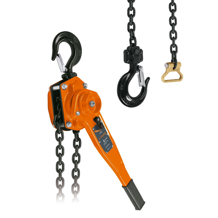 POLIPASTO DE PALANCA DE 1 TONELADA TRUPER